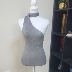 ATOIR Jasper Top in Ash Sleeveless Asymmetrical Knit Top (or Mini Dress)